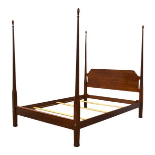Cherry Four Post Queen Bed For Sale
