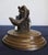 Vintage Bronze & Crystal Desk Paperweight For Sale - Image 10 of 12