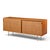 Mid-Century Modern Florence Knoll for Knoll Model 116 Mid Century Walnut and Cane Sliding Door Credenza For Sale - Image 3 of 10