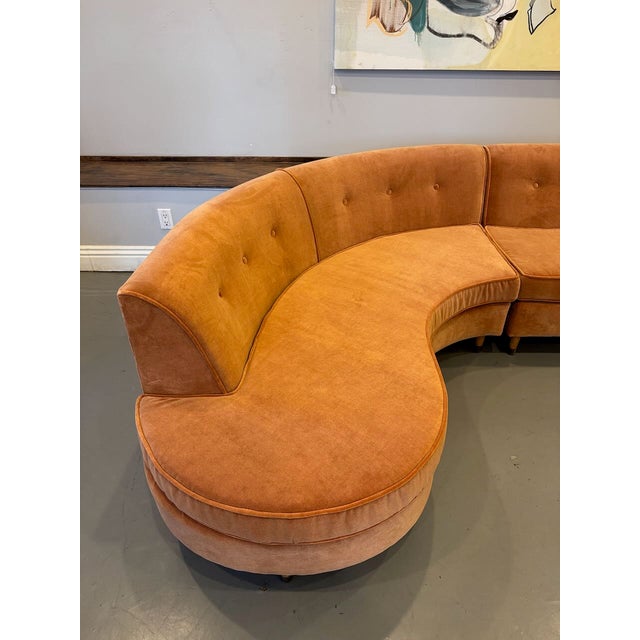 1950's Peach Sectional For Sale - Image 12 of 12