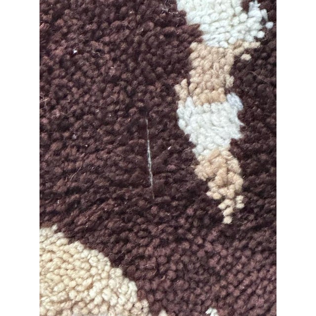 Vintage Artistic Hand Knotted Tapestry, 1970s For Sale - Image 9 of 17