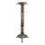 Solid Turkish Brass Candle Holder With Hand Etched Patterns 2 For Sale