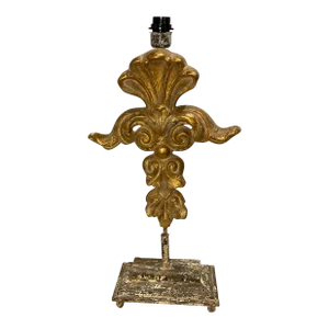 Gilt Acanthus Baroque Architectural Fragment Style Lamps
