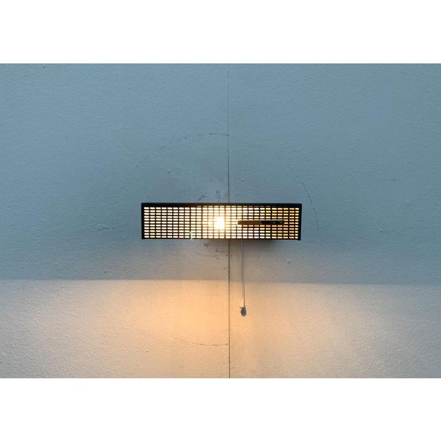 Mid-Century German Minimalist Perforated Wall Lamp, 1960s For Sale - Image 4 of 18