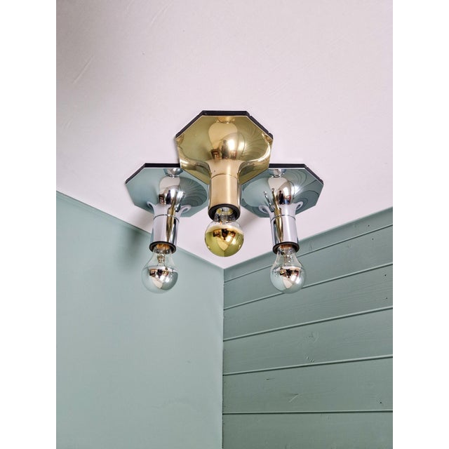 Brass Wall Light by Motoko Ishii for Staff Leuchten, 1970 For Sale - Image 11 of 13