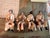 White 1939 Cuban Handmade Rumba Dancers & Orchestra Folk Art Dolls by D. P. Ware – Set of 6 For Sale - Image 8 of 12