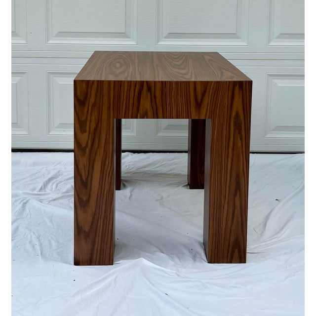 Mid 20th Century Mid 20th Century Laminate End Table, Nightstand, or Desk With Drawer Milo Baughman Style For Sale - Image 5 of 7