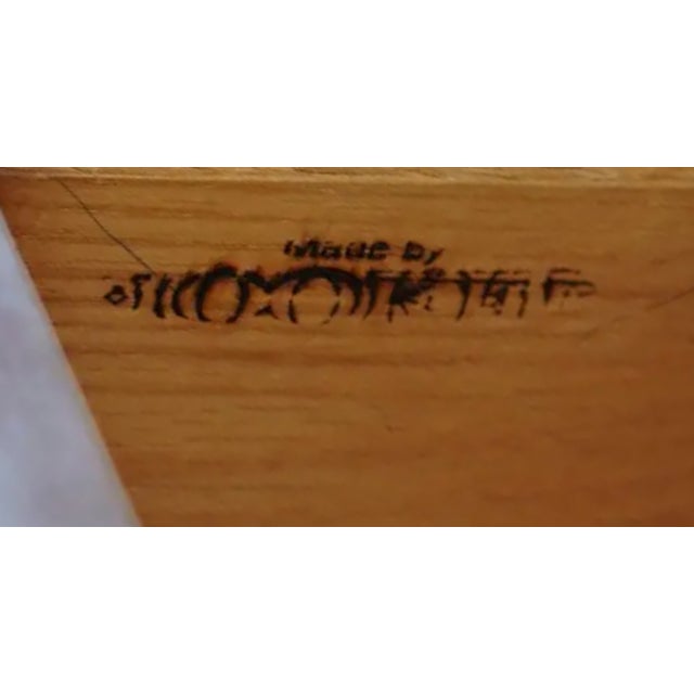 Hooker Furniture Mid-Century Modern Walnut & Cane Full Size Headboard Bed Frame For Sale - Image 14 of 14