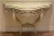French Mid 20th Century Vintage French Carved Wood Wall Console Table For Sale - Image 3 of 12