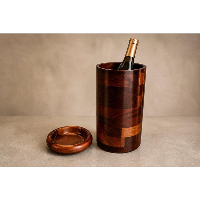 1960sBrazilian Modern Wine Holder with Lid in Rosewood & Imbuia Wood by Jean Dobré, 1960s - Lot 940 For Sale - Image 14 of 18
