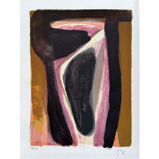 Bram Van Velde, Abstract Composition, Original Lithograph For Sale