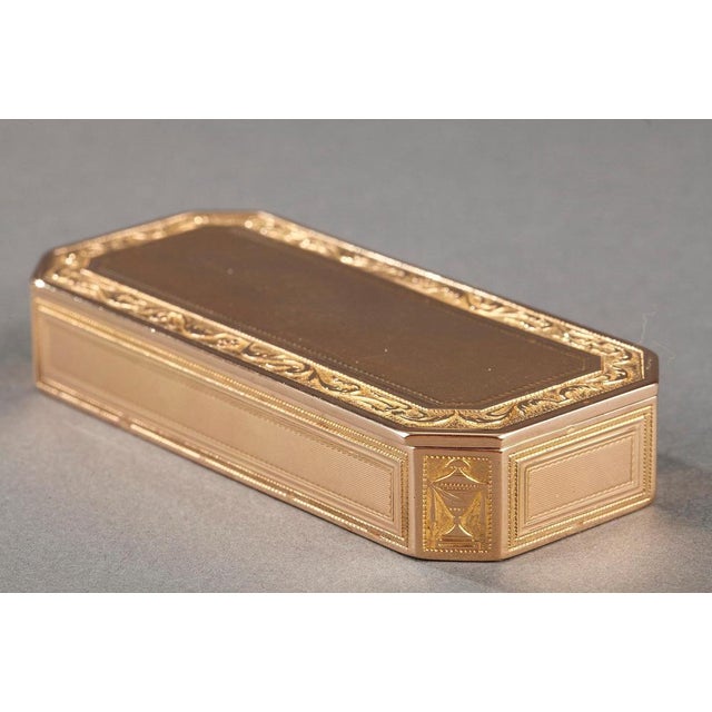 Gold Box with Cut Sides, 1790s For Sale - Image 4 of 12