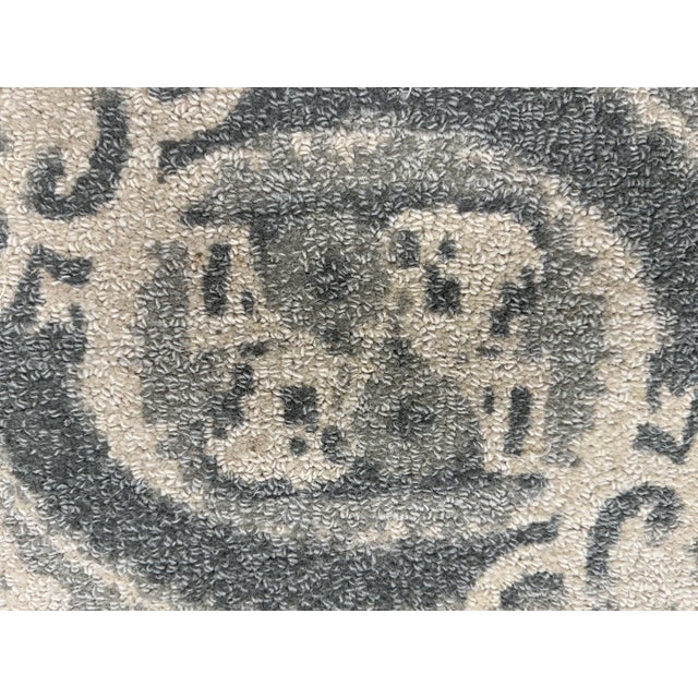 Design Plus Gallery presents the 8 ft 11 in × 11 ft 11 in Bosworth Hand-Tufted Wool Area Rug from Pottery Barn. This wool...