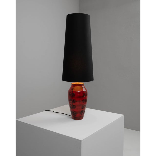 20th Century German Ceramic Table Lamp For Sale In Greensboro - Image 6 of 18