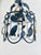 French Tole Cage Chandelier with Lemons from J.P. Ryckaert, 1980s For Sale - Image 10 of 18