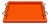 Equestrian Horse Bits Hermes Style Orange Glossy Glass Decorative Cocktail Tray For Sale
