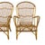 Wood Vintage Rattan Armchairs and Table, 1960s, Set of 3 For Sale - Image 7 of 18