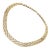 18k Yellow Gold Five-Row Maillion Panthere Necklace by Cartier. Details: Weight: 178.6 grams Length: 20" Width: 14mm...