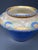 Antique Willets Belleek Trenton Nj Hand-Painted Art Nouveau Peacock Jardinière Bowl, Cobalt & Gilt Aesthetic Movement Centerpiece, Circa 1900 For Sale In Seattle - Image 6 of 9