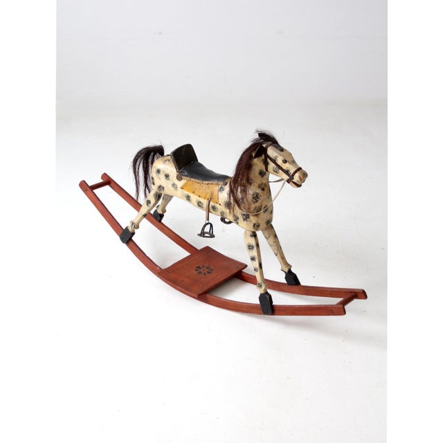 Antique Painted Rocking Horse Chairish