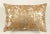 Metalic Brazilian Cowhide, Gold Silky Velvet back, Fiber insert This pillow is made using unique cowhides, with no two...