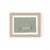 Magda the Blue Cigarette by Willa Heart in Natural Frame, Mini Art Print For Sale