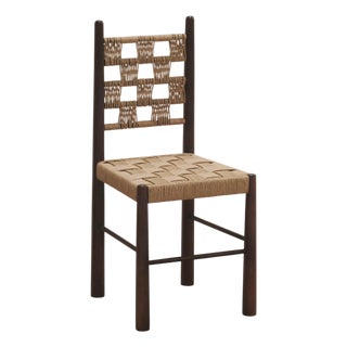 Check Chair in Stained Ash Wood and Danish Cord Weave by Szymon Keller For Sale