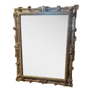 1990s Italian Gold Leaf Mirror