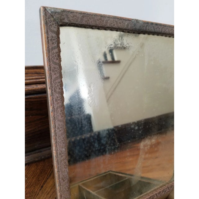 Early 20th Century Antique Jewelry Box With Framed Portrait Top For Sale - Image 5 of 10
