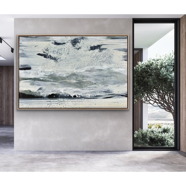 Abstract 48”x72” Large Scale Abstract Titled Now Voyager For Sale - Image 3 of 11
