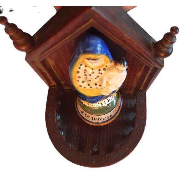 Virgin and Child Figure in Wooden Chapel from Quimper, Late 19th Century For Sale - Image 16 of 18