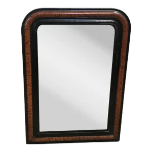 Antique French Louis Philippe Faux Painted Mirror