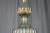 1960's Italian Gesso Painted Ribbed Urn Table Lamp For Sale - Image 6 of 13
