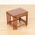 Mid-century set of nesting tables made in Denmark during the 1960s. Constructed from teak, these quality side tables are...