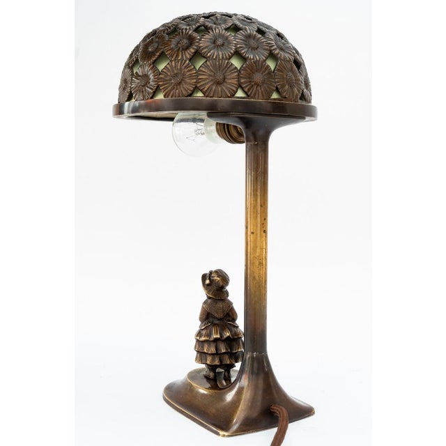Jugendstil Table Lamp, Vienna, 1907 For Sale - Image 4 of 18