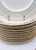1960s Porcelain Flat Plates with Gilt Details from Limoges, 1960s, Set of 12 For Sale - Image 5 of 8