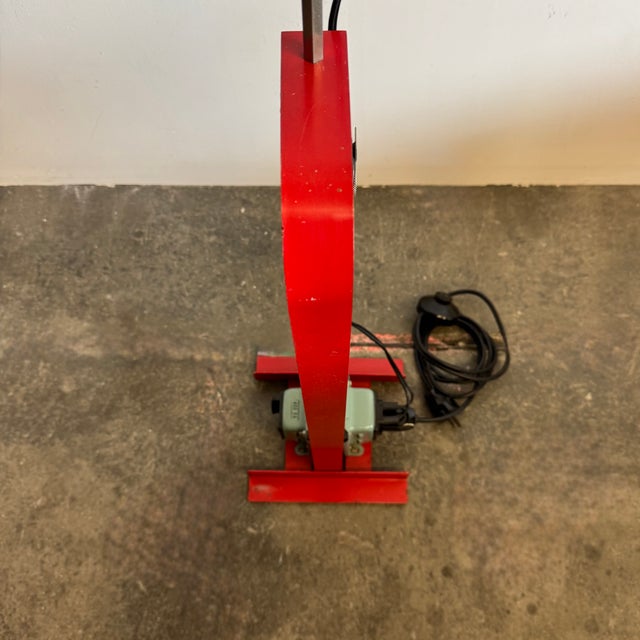 1960s Red Toio Floor Lamp by Achille & Pier Giacomo Castiglioni for Flos, 1962 For Sale - Image 5 of 14