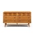 Broyhill Brasilia Mid Century Walnut and Brass 6-Drawer Lowboy Dresser This lowboy measures: 58 wide x 19 deep x 30.75...