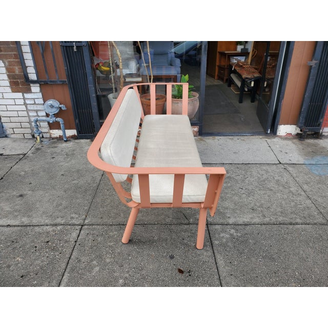 2000 - 2009 Aluminum Outdoor Bench For Sale - Image 5 of 10