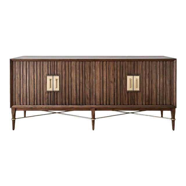 Newly Made Sharp 4 Door Cabinet For Sale
