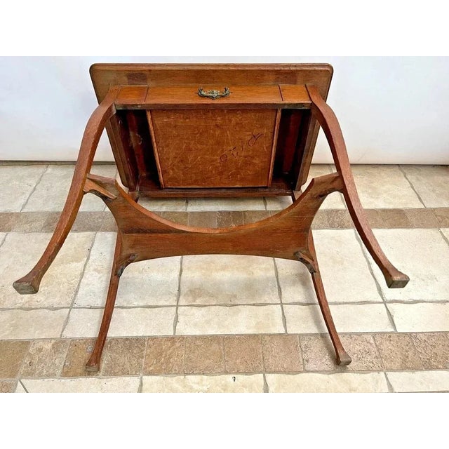 Gorgeous Hand Crafted French Writing Desk with a Middle Drawer with Dovetail joints and a Bottom Shelf, 30" Tall X 20"...