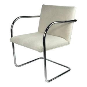 Mies Van Der Rohe for Knoll Brno Chair in Cato Upholstery
