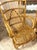 Mid 20th Century Pair of Italian Mid-Century Rattan High-Back Lounge Chairs, Style Franco Albini For Sale - Image 5 of 11