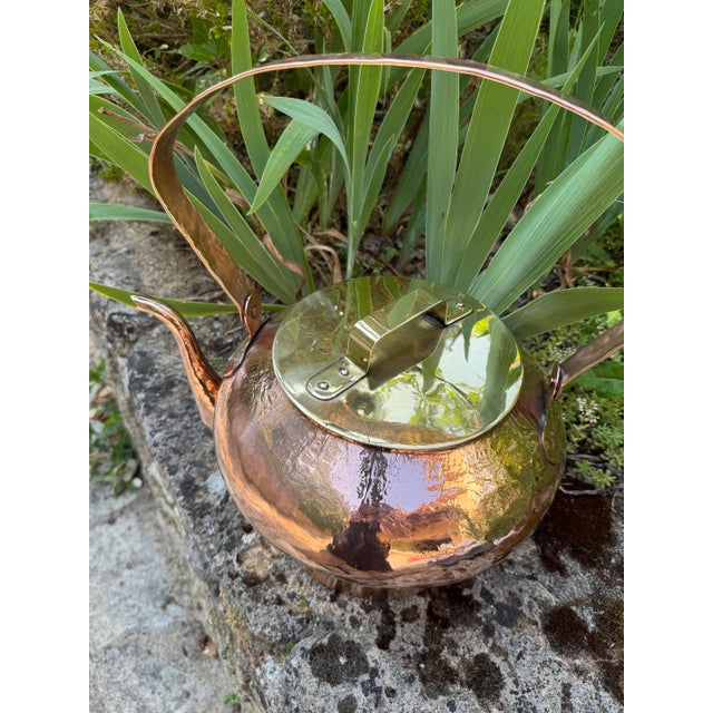 French French Copper Teapot For Sale - Image 3 of 5