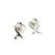 Late 20th Century Late 20th Century Tiffany & Co Estate Heart Pierced Earrings by Paloma Picasso Sterling Silver, A Pair For Sale - Image 5 of 12