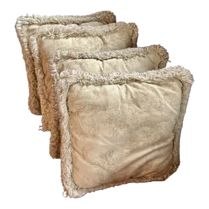 Late 20th Century Toile Throw Pillows - Set of 4