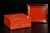 Japanese Antique Red Lacquered Snack Keepsake Box Hand Painted 2-Tier For Sale - Image 13 of 17