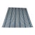 Handmade Thick Woolen Flat Weave Rug, Sky Blue and White Striped Wool Rug - 8'x8' For Sale