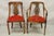 Mid 20th Century Italian Neoclassical Plume Carved Walnut Saber Leg Dining Chairs - Set of 6 For Sale - Image 12 of 12