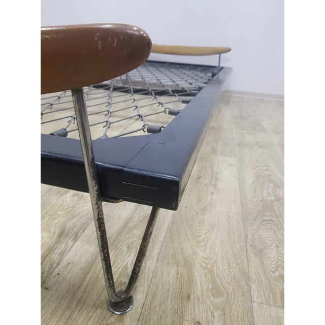 Bed by Fred Ruf for Wohnbedarf, Switzerland, 1950s. For Sale - Image 16 of 18